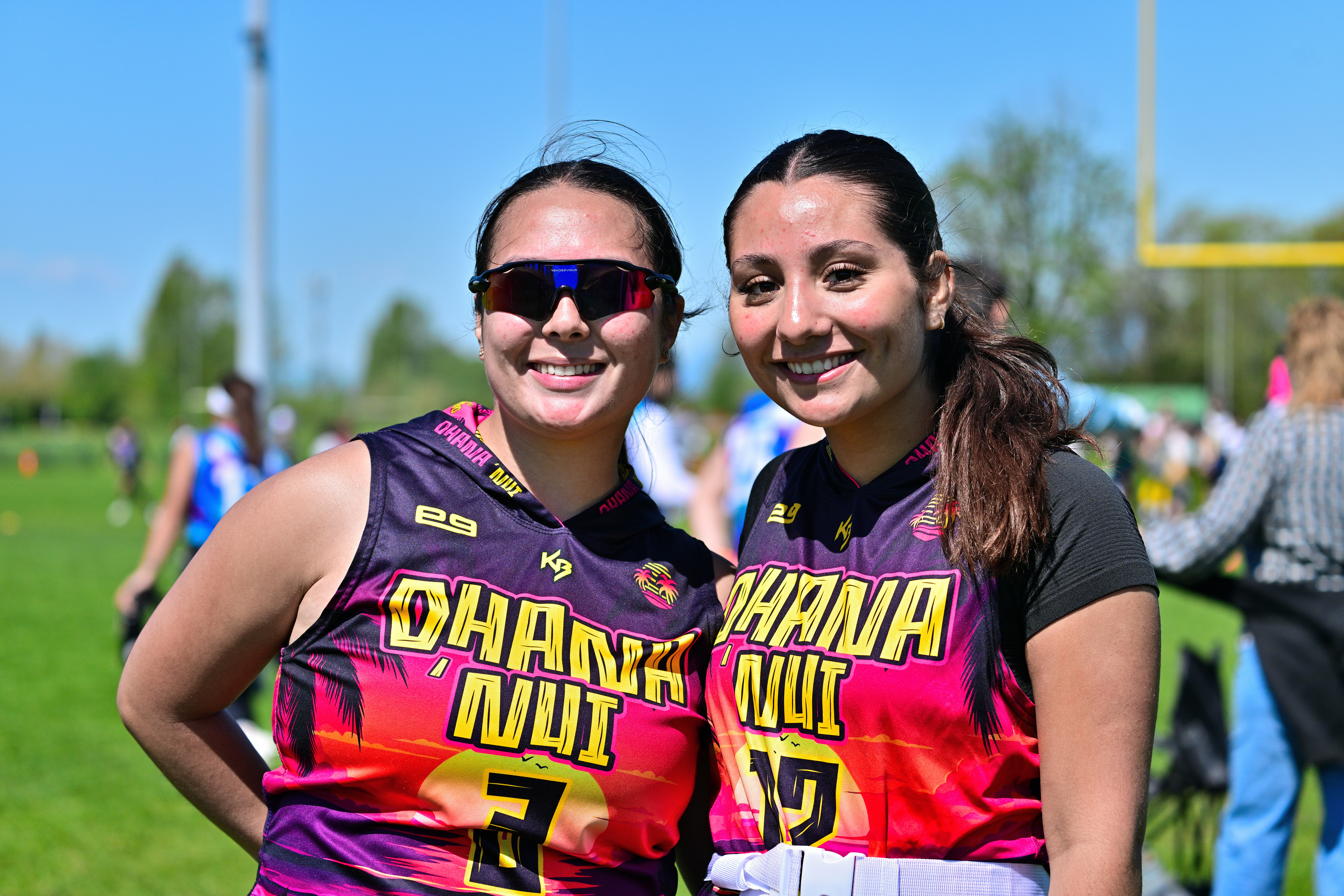 BC League Flag Football Action